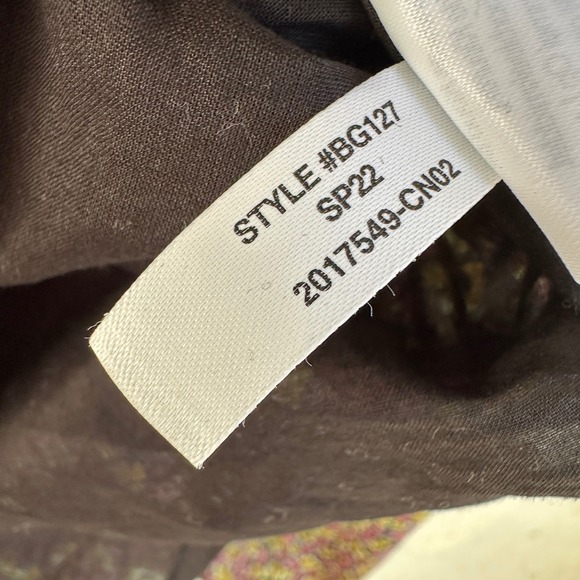 J.Crew Liberty Smocked Floral Midi Dress Cottagecore Boho Busy Lizzy Women Small - Picture 10 of 10